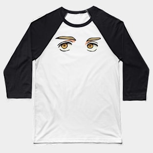 Laios Touden Eyes from Dungeon Meshi or Delicious in Dungeon / Dungeon Food Anime Manga DM-2 Baseball T-Shirt